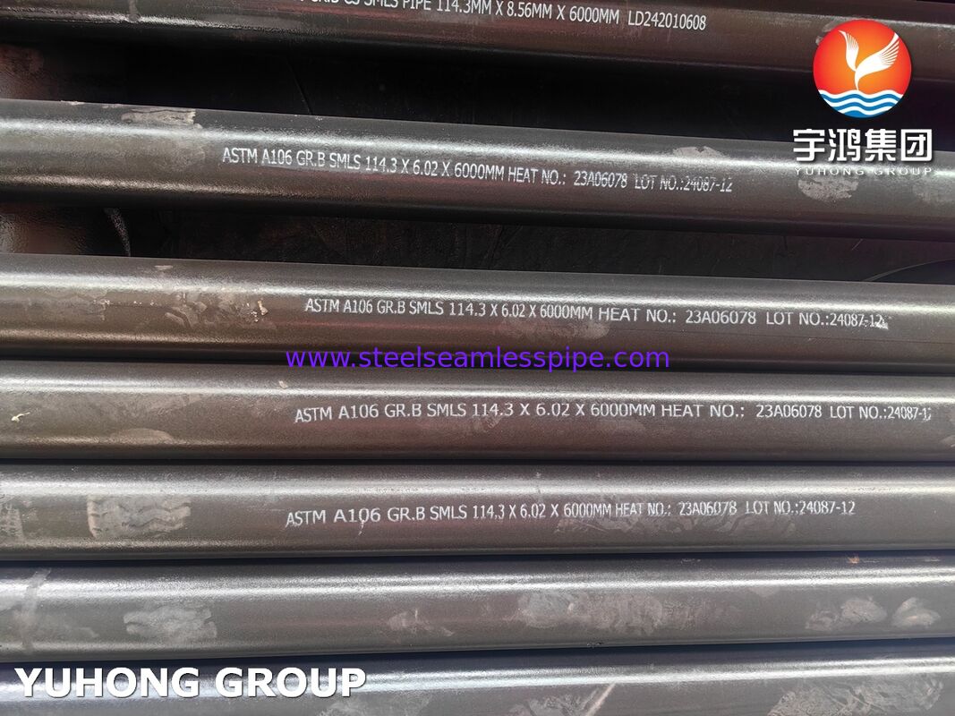 ASTM A106 GR.B Σωλήνας εναλλάκτη θερμότητας από ανθρακούχο χάλυβα χωρίς ραφή για λάδι και αέριο