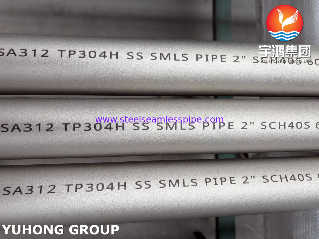 ASTM A312 TP304H 304L Ατσάλινο σωλήνα για χημικές και βιομηχανικές εφαρμογές