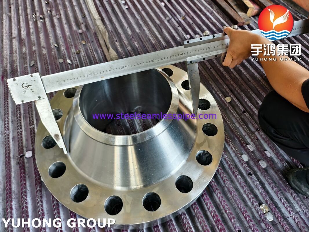 ASTM A182 F347 Фланец с шейкой для сварки / EN 1.4550 Фланец из нержавеющей стали WNRTJ Фланец