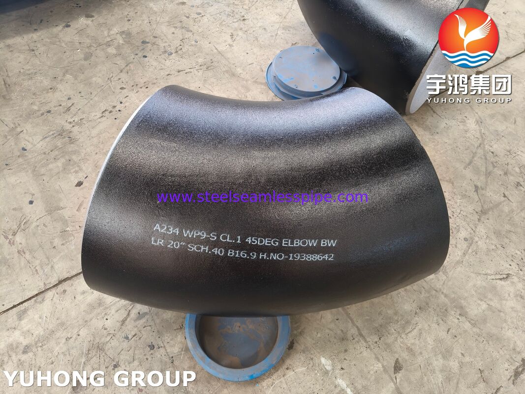 ASTM A234 WP9 CL.1 Έγκλωβος από κράμα χάλυβα για συστήματα λέβητα υψηλής θερμοκρασίας και σωλήνων