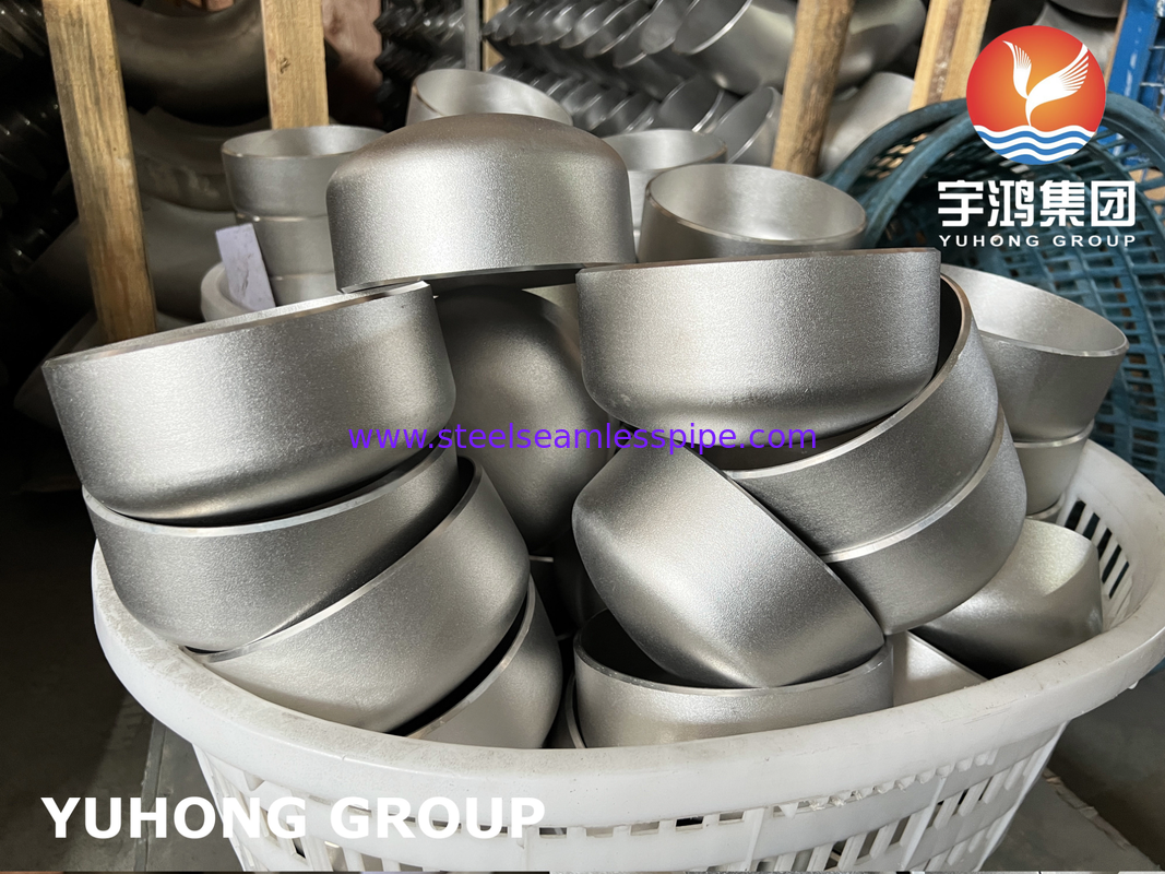ΚΑΠΑΚΙ ΣΥΓΚΟΛΛΗΣΗΣ ΤΥΦΛΟ ΑΠΟ ΑΝΟΞΕΙΔΩΤΟ ΧΑΛΥΒΑ ASTM A403 WP316L ASME B16.9 ΑΜΜΟΒΟΛΗΜΕΝΟ ΓΙΑ ΒΙΟΜΗΧΑΝΙΚΕΣ ΣΩΛΗΝΩΣΕΙΣ
