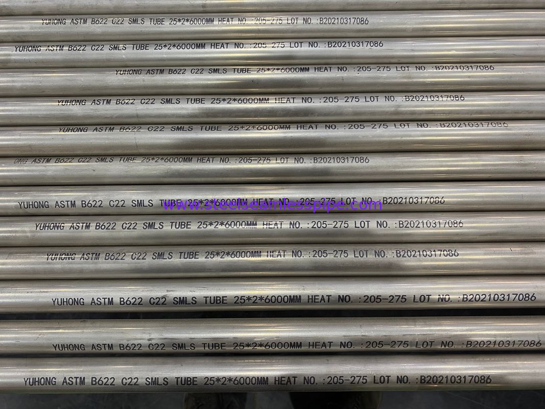 ΑΣΤΜ B622 C22 (UNS NO6022) ΧΑΣΤΕΛΛΟΥ ΧΑΛΟΥ ΧΑΛΟΥ, ET (ASTM E571), UT ((ASTM E213)
