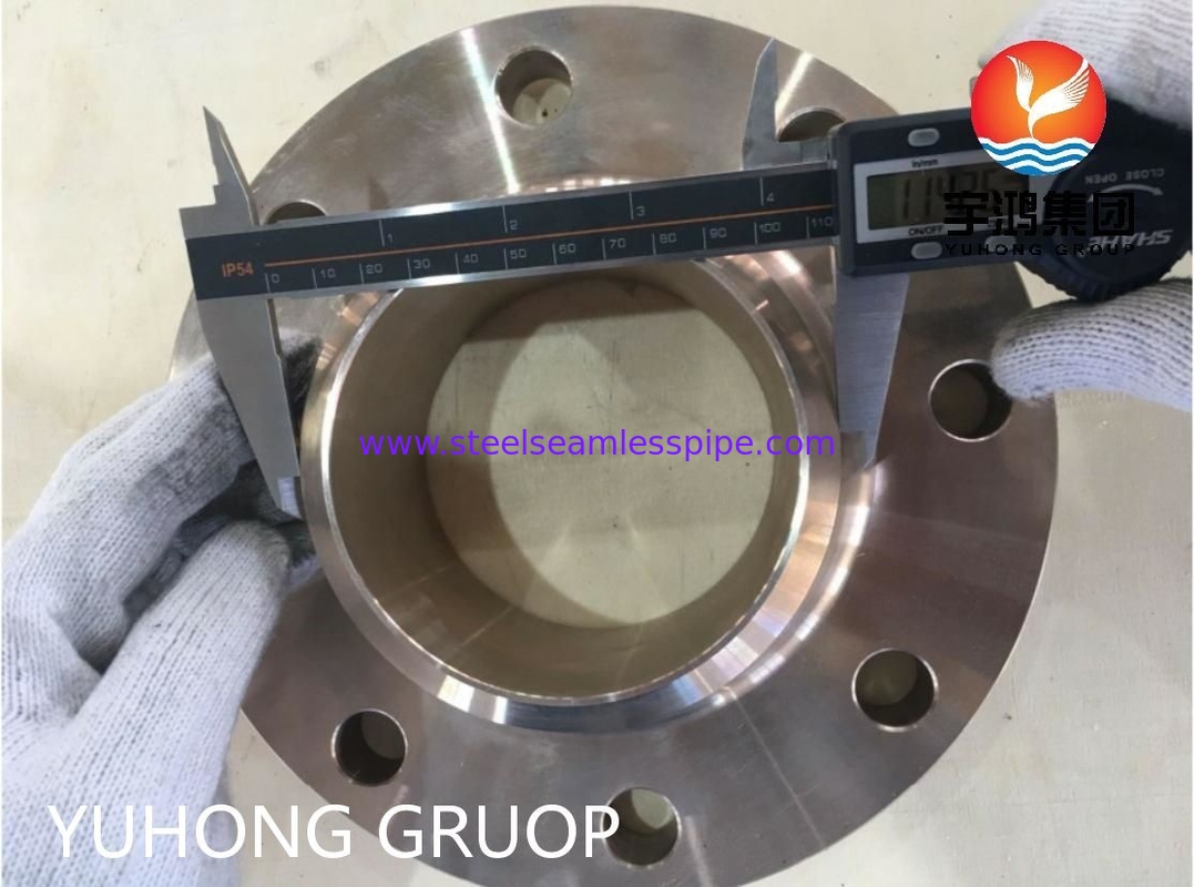 ASTM B151 C70600 Cu-Ni 90/10 Σφυρηλατημένες φλάντζες χαλκού νικελίου WN RF Φλάντζα