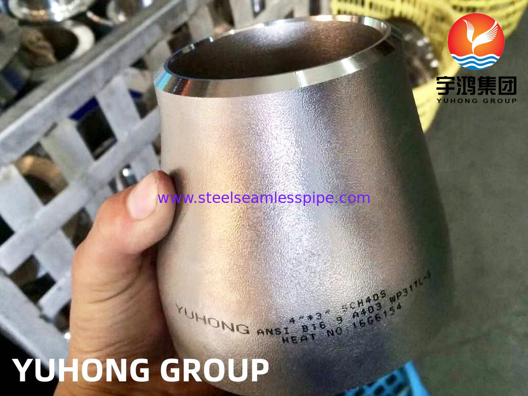 ASTM A403 WP317L Ατσάλινο Συγκεντρωτικό Μειωτήρα.
