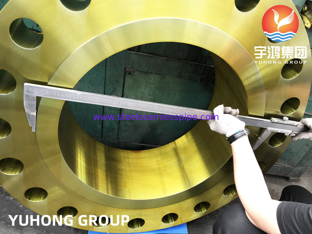 Α694 F52 Φλάντζης με λαιμό συγκόλλησης με προστασία από σκουριά, χάλυβα άνθρακα και κράμα B16.47, ανθεκτικά στο θειικό υδρογόνο