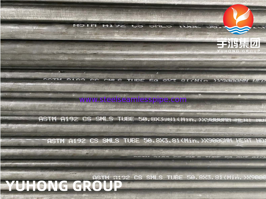 Τύπος λέβητα, ASTM A192, ASME SA192 Χωρίς συγκόλληση σωλήνας χάλυβα άνθρακα για υπηρεσία υψηλής πίεσης