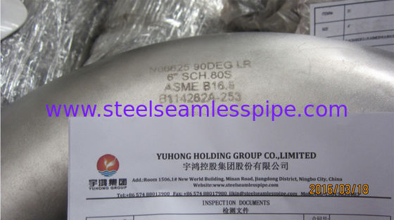 Inconel 625 τοποθετήσεις σωληνώσεων άκρη-συγκόλλησης χάλυβα μειωτών, εξαρτήματα σωλήνων συγκόλλησης άκρης