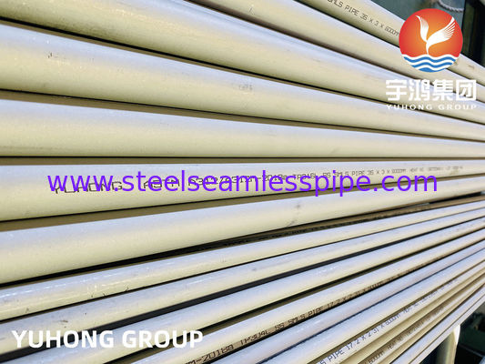 Ο χωρίς συγκόλληση σωλήνας ανοξείδωτου ASTM A312/ASTM A511 TP316/316L (1,4404) πάστωσε την ανοπτημένη πιστοποίηση ABS