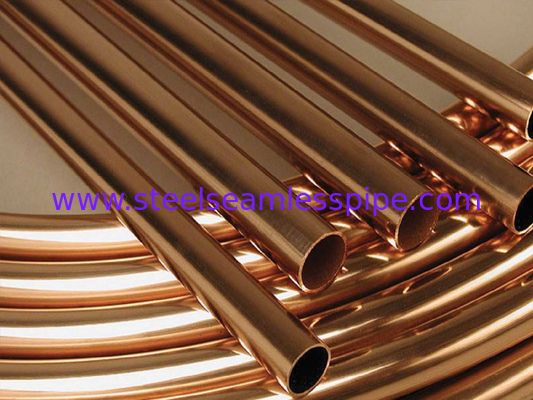 Άνευ ραφής T2 TU2, τύπος σωλήνων ASTM A75 ASTM A88 GB1527 κραμάτων χαλκού TP2 Υ/Μ