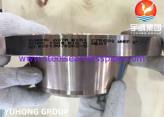 Φλάντζες χαλκός-νικελίου, ASTM B151 Uns C70600 C71500, $cu-Νι 90/10 φλάντζα SOFF