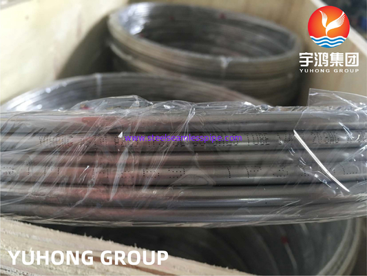 ASTM A269 TP316L ανοξείδωτου φωτεινός σωλήνων σπειρών που ανοπτείται άνευ ραφής