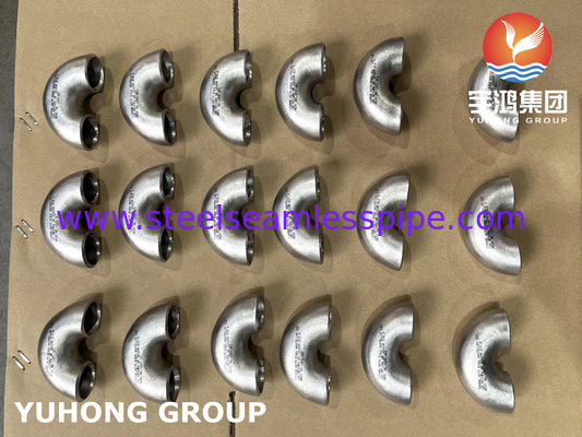 Hastelloy C22 / N06022 180° LR Αγκώνας | ASTM B366 Εξάρτημα Συγκόλλησης Υποδοχής από Κράμα Νικελίου για Διαβρωτικές Εφαρμογές