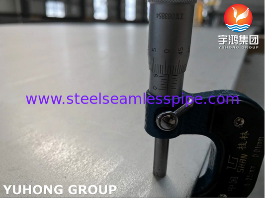 Πλάκα από ανοξείδωτο χάλυβα ASTM A240 904L N08904