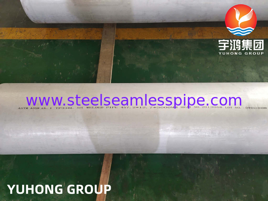 ASTM A358 CL1 TP316L Ζυγισμένος σωλήνας από ανοξείδωτο χάλυβα για υψηλής θερμοκρασίας