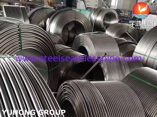 Ανοξείδωτος σωλήνας πηνίου χωρίς ραφή ASTM A269 TP316L για εναλλάκτες θερμότητας
