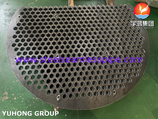 ASME SA283 Gr.C Μονότμητη διατμηματική προφυλακτική για χρήση σε εναλλάκτη θερμότητας