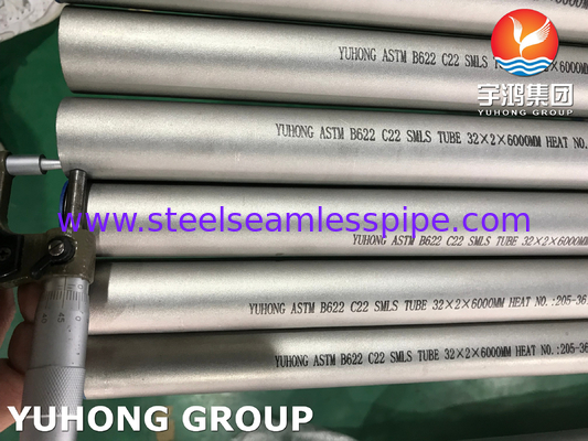 ASTM B622 Hastelloy C22 2.4602 Νικέλιο κράμα χάλυβα σωλήνα για τη βιομηχανία πετρελαίου και φυσικού αερίου