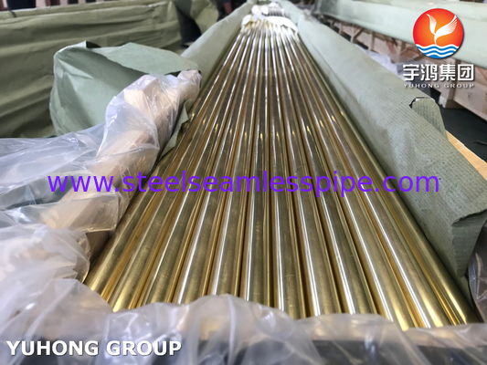 ASME SB111 C44300 Τύπος από κράμα χαλκού O61 Ψυχρά τελειωμένος για σωλήνες ανταλλάκτη θερμότητας