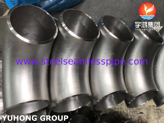 ASTM A815 UNS S31803 Duplex 2205 90° LR Κεφαλάκι ASME B16.9 Εγκατασκευές σωλήνων Buttweld