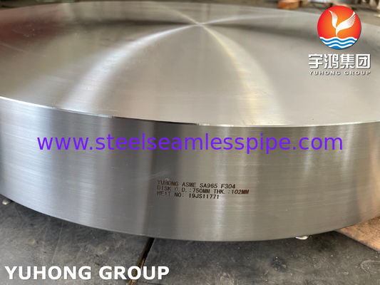 ASME SA965 F304 Δίσκος και SA266 GR.2 Δαχτυλίδι Για Μέρος Χρηματιστή Θέρμανσης