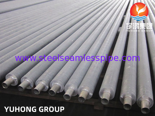 ASME SA210 Gr A1 Χωρίς συγκόλληση σωλήνας Al1060 Aluminium Fin Embedded G Type Fin Tube