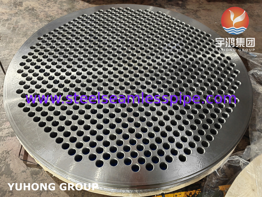 Normalized Carbon Steel Tubesheet Sa516 Gr.70n Heat Exchanger Component