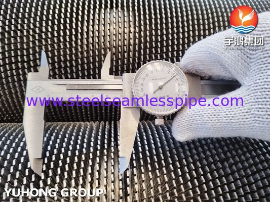 Α312 TP347 Ελικοειδής ελαχιστοποιημένος σωλήνας HFW από ανοξείδωτο χάλυβα