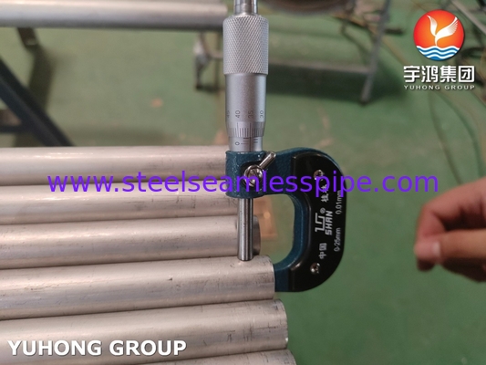 ASME SA789 / ASTM A789 S32750 Διπλός ατσάλινος άψογος σωλήνας για εναλλάκτη θερμότητας, Χημική εφαρμογή