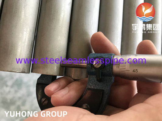 Σωλήνας εναλλάκτη θερμότητας χωρίς ραφή από ανοξείδωτο χάλυβα ASTM A213 / ASME SA213 TP304