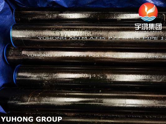 ASTM A335 P22 Σωλήνας από κράμα χάλυβα χωρίς ραφή για χρήση σε υψηλές θερμοκρασίες