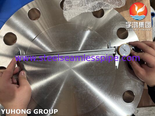 ASTM A182 F51 UNS S31803 Duplex 2205 Τυφλή Φλάντζα RF για Σωληνώσεις Πετρελαίου και Φυσικού Αερίου