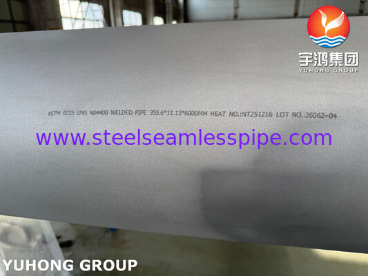 ASME SB725 UNS N04400 Monel 400 Συγκολλητός Σωλήνας | Σωλήνας Κράματος Νικελίου-Χαλκού