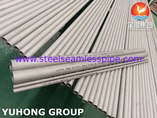 ASTM A790 UNS S31803 διπλό σωλήνα.