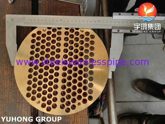 ASME SB171 C46400 Πίνακας σωλήνων από κράμα χαλκού για χέλους και θερμοανταλλάκτη σωλήνων
