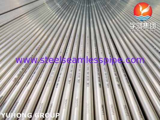 ASME SB338 UNS R50400 Χωρίς συγκόλληση σωλήνες τιτανίου για συμπυκνωτές και εναλλάκτες θερμότητας