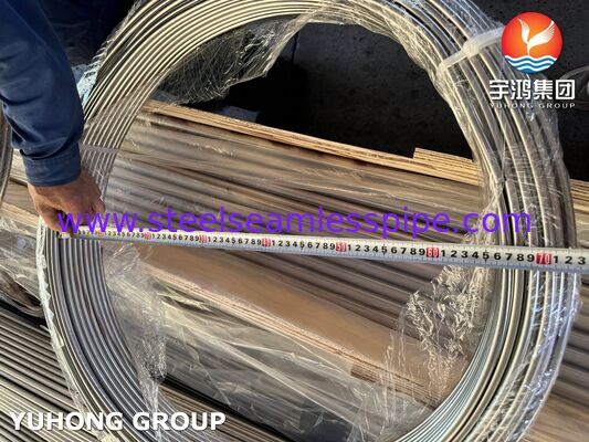 ASTM A269 TP316L Ανοξείδωτο Ατσάλι Πηνίο Χωρίς Συγκόλληση Σωλήνας για Όργανα, Φωτεινά Ανόπτηση