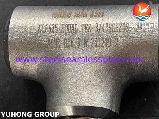ASTM B366 WPNCMC Εξαρτήματα UNS N06625 / Inconel 625 Κράμα Νικελίου Τετράοδη ASME B16.5 Εξαρτήματα