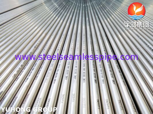Σωλήνας τιτανίου χωρίς συγκόλληση ASTM B338 Grade 2 UNS R50400 για εναλλάκτες θερμότητας με φωτεινή ανόπτηση επιφάνειας