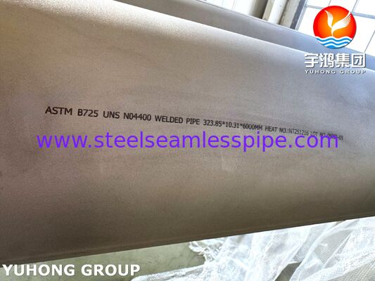 ASTM B725 Monel 400 Κράμα Νικελίου Συγκολλημένος Σωλήνας με Αντοχή στη Διάβρωση και Προσαρμοσμένες Διαστάσεις