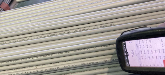 Άνευ ραφής ABS σωλήνων ανοξείδωτου Asme Sa312 Tp304l πιστοποιημένα