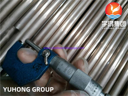 ASTM B111 UNS C70600 O61 Τύπος χαλκού νικελίου, Cu90Ni10 Τύπος εναλλάκτη θερμότητας