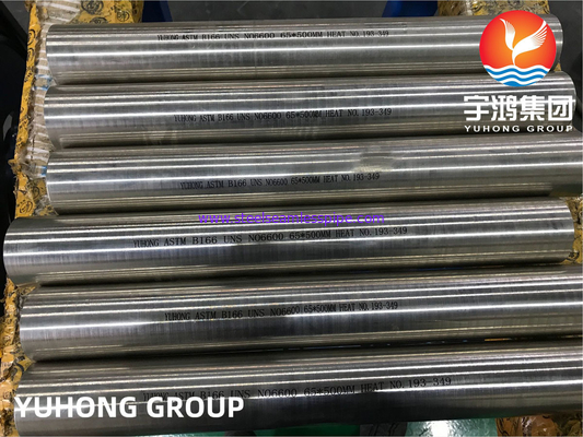 ASTM B166 UNS N06600 Inconel 600 κράμα νικελίου γύρω από φωτεινό φραγμών που ανοπτείται