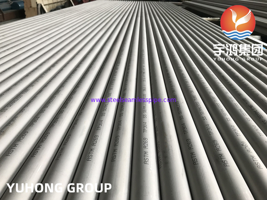 Χωρίς συγκόλληση σωλήνες ανοξείδωτου ASTM A269 TP304 TP304L για το λέβητα