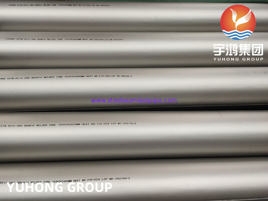 Astm B514 ενωμένος στενά κράμα σωλήνας νικελίου κραμάτων 800H (UNS N08810) άνευ ραφής